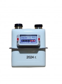 Счетчик газа СГД-G4ТК с термокорректором (вход газа левый, 110мм, резьба 1 1/4") г. Орёл 2024 год выпуска Ступино